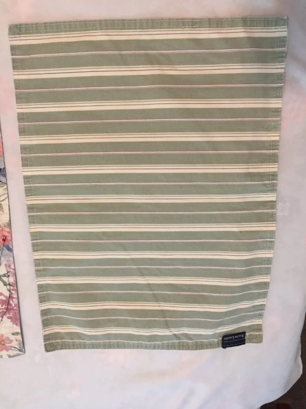 Set of 5 Vintage Ralph Lauren Allison Cottage Rose Floral Placemats  11